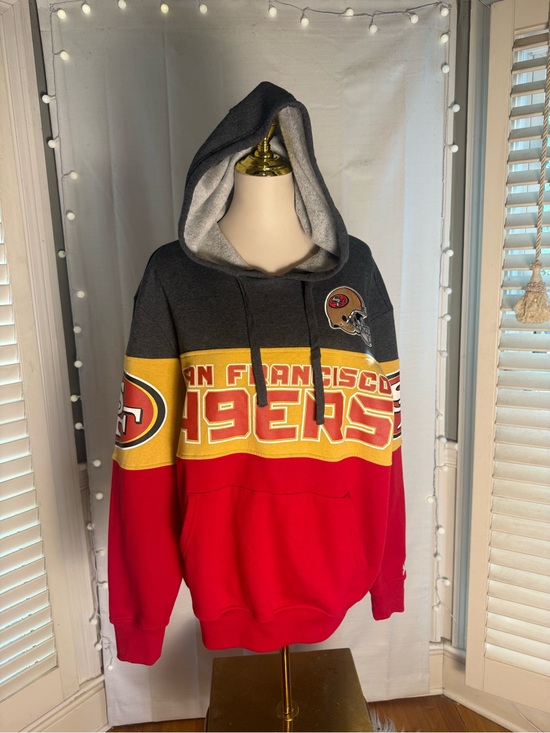 STARTER Other - Starter San Francisco 49ers Colorblock Pullover Hoodie XL NFL Football